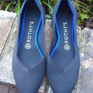 Rothy's point toe flats